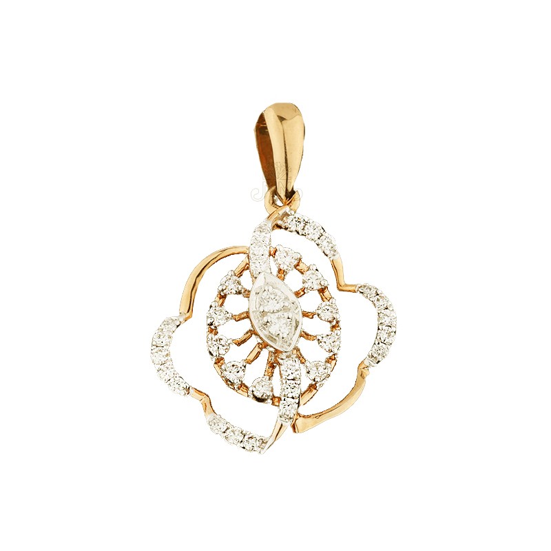 Diamond 18ct Pendant- GJ244