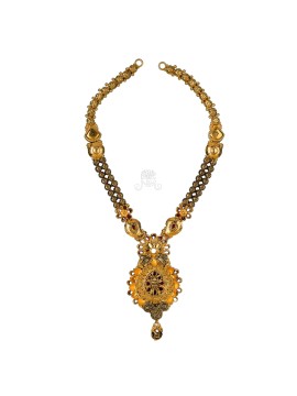 Dyekaai Dollar Mango Necklace - GJ142