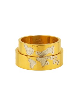 Men's Couple Gold Ring - GJ285