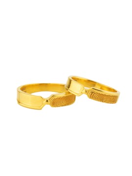 Men's Couple Gold Ring - GJ287