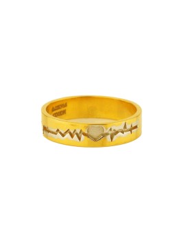 Men's Couple Gold Ring - GJ288