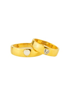 Men's Couple Gold Ring - GJ286