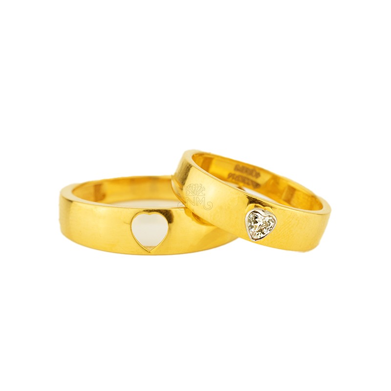 Men's Couple Gold Ring - GJ286