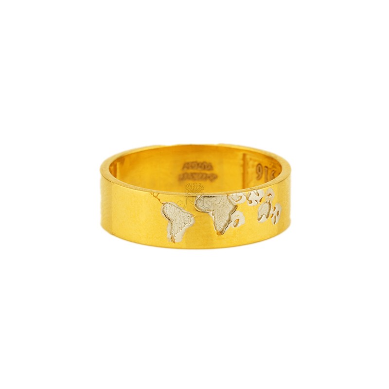 Men's Couple Gold Ring - GJ285