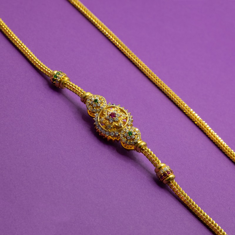 New Sundhari Stone Mugappu Kodi