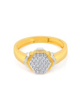 Diamond 18ct Gents Ring - GJ3