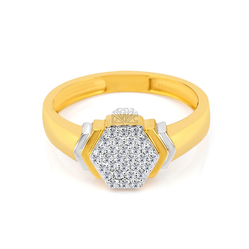 Diamond 18ct Gents Ring - GJ3