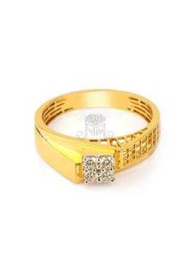 Diamond 18ct Gents Ring - GJ5