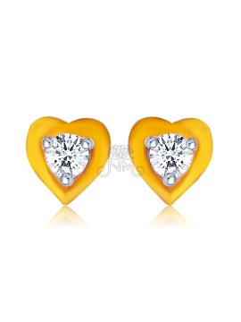 Heartin Diamond Aura Studs - GJ12