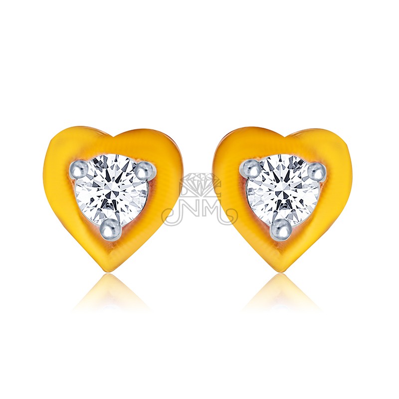 Heartin Diamond Aura Studs - GJ12