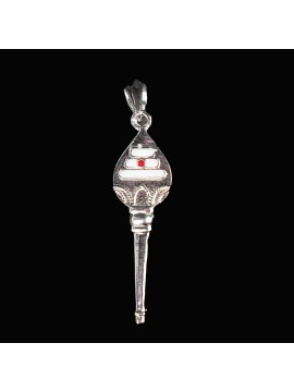 Divine Silver Pendant – Sacred Vel of Lord Murugan