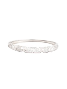 Silver Yazhi Bangle
