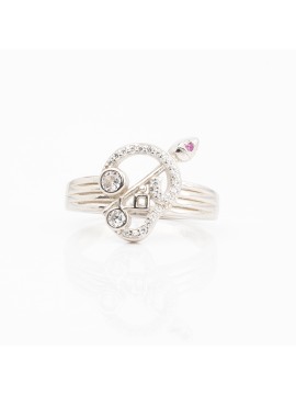 Silver Om Ring