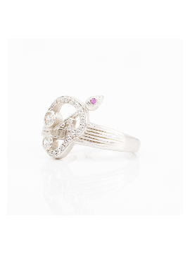 Silver Om Ring