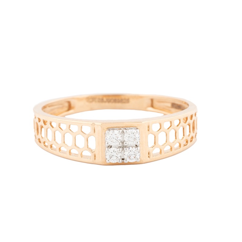 Diamond18CT Gents Ring