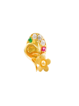 Golden Petal Bloom Studs - GJ32