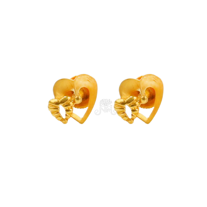 Lovebound Gold Duo Studs - GJ31