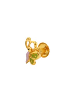 Golden Grace Butterfly Studs - GJ33