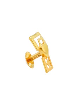 Radiant Heartbeat Gold Studs - GJ29