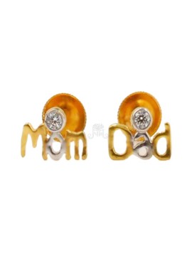 Mom & Dad Gold Stud - GJ22