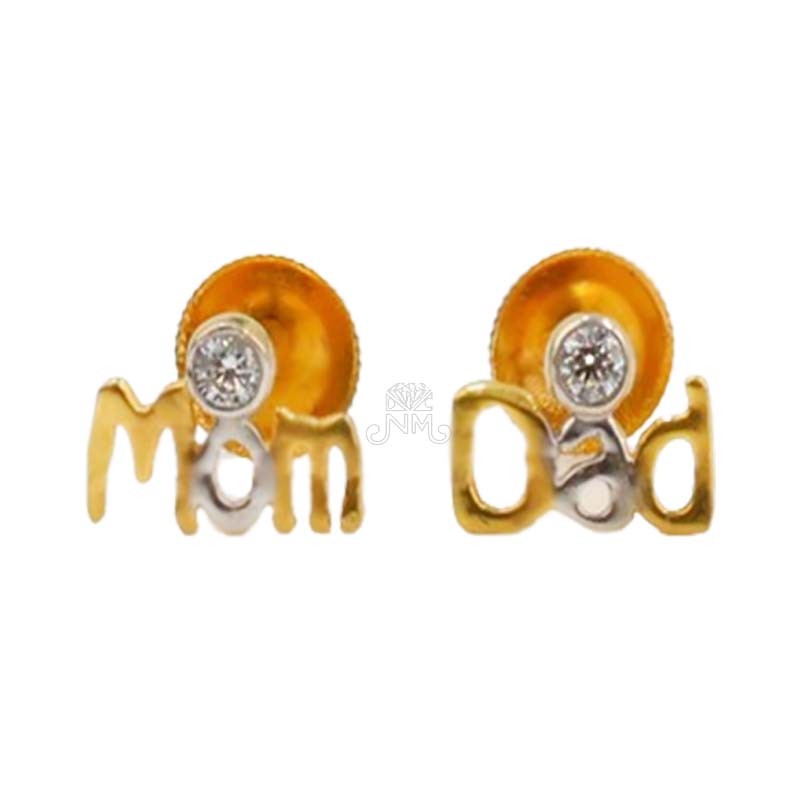 Mom & Dad Gold Stud - GJ22