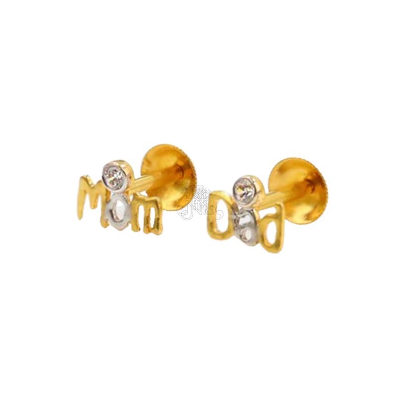 Mom & Dad Gold Stud - GJ22