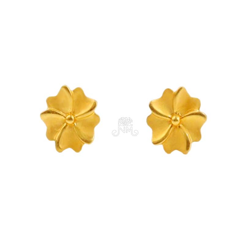 Golden Blossom Bloom Studs - GJ23