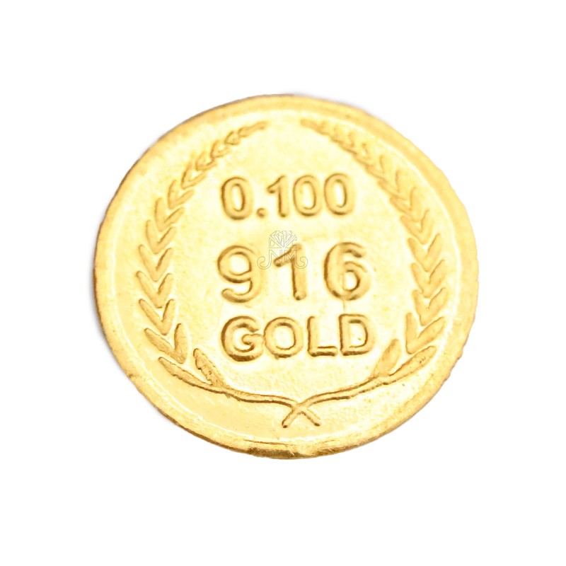 Gold Coin 0.100mg