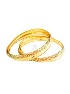 Intertwined Elegance Bangle - GJ122